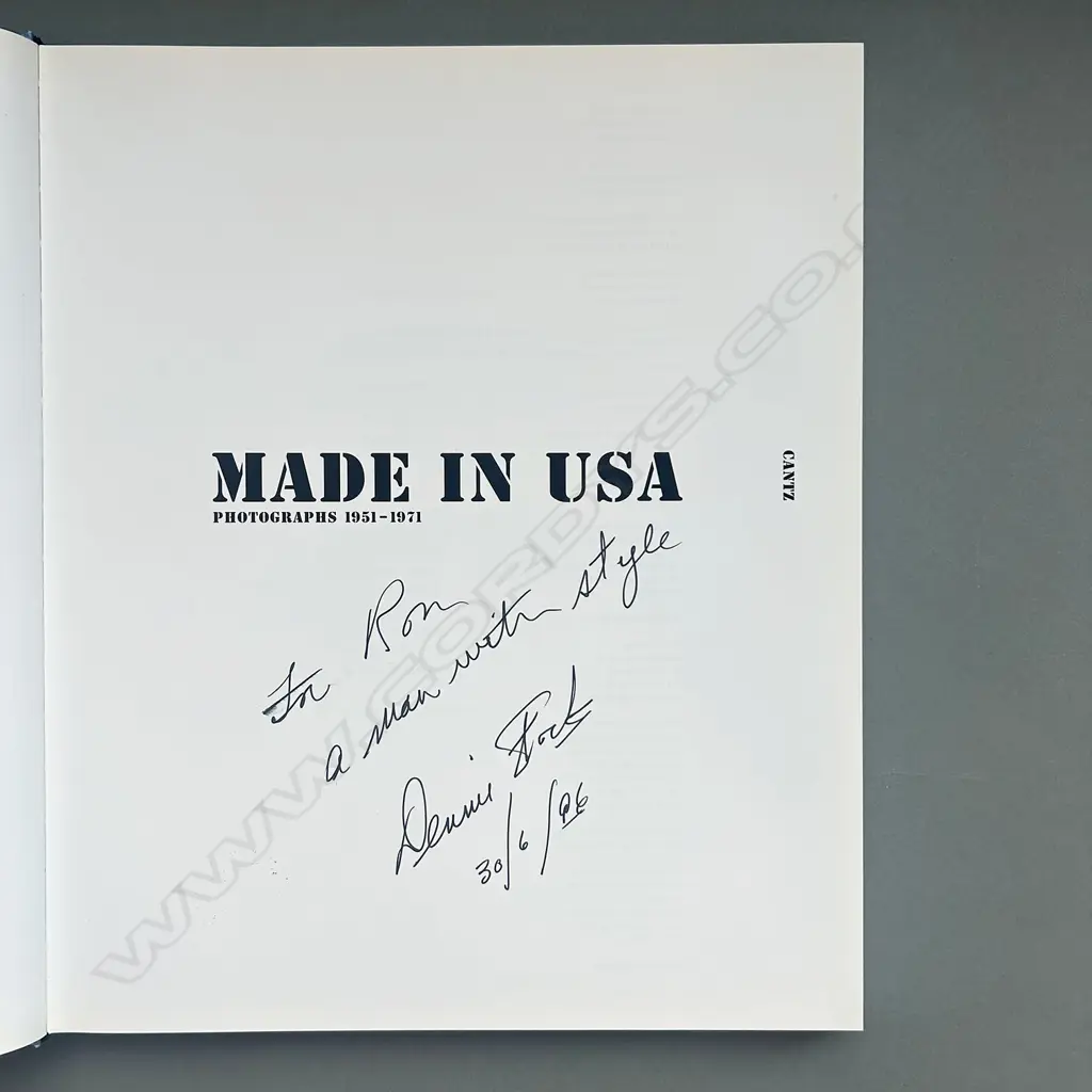 DENNIS STOCK: MADE IN USA Image 1++